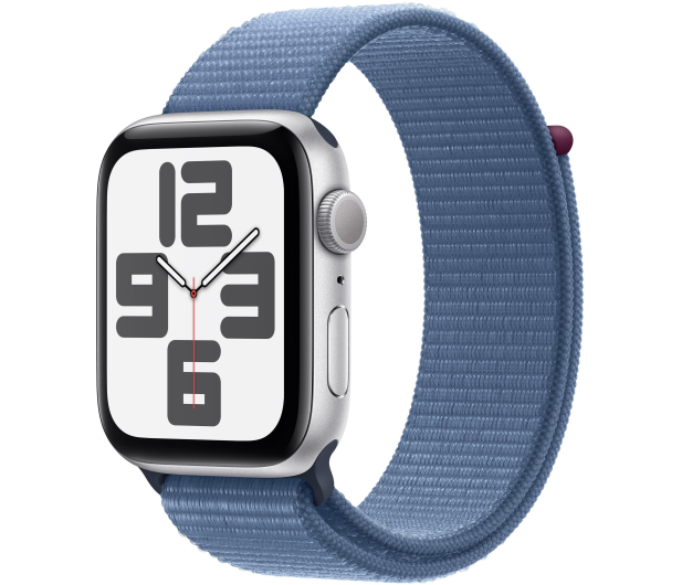 Apple Watch SE 2 44/Silver Aluminum/Winter Blue Sport Loop GPS - 1180680 - zdjęcie